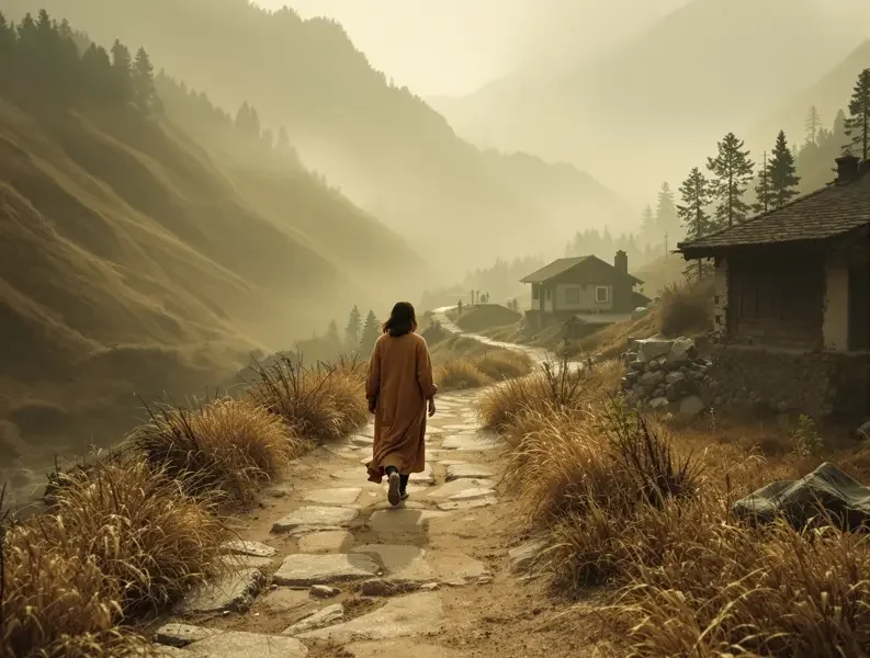 她为了一部戏，在深山里住了半年